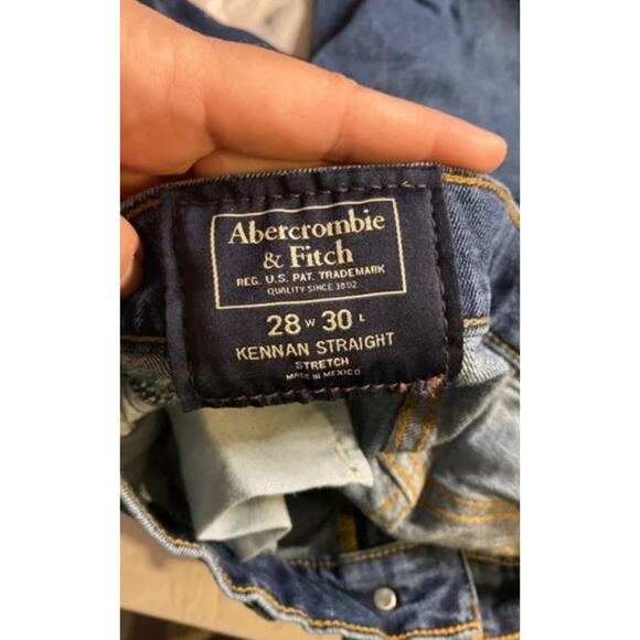 Abercrombie & Fitch Kennan Straight Stretch Jeans 28x30 - Picture 3 of 5
